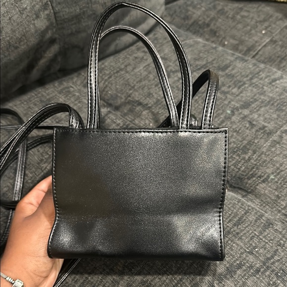 Telfar Black Mini Shopping Bag - Picture 2 of 4